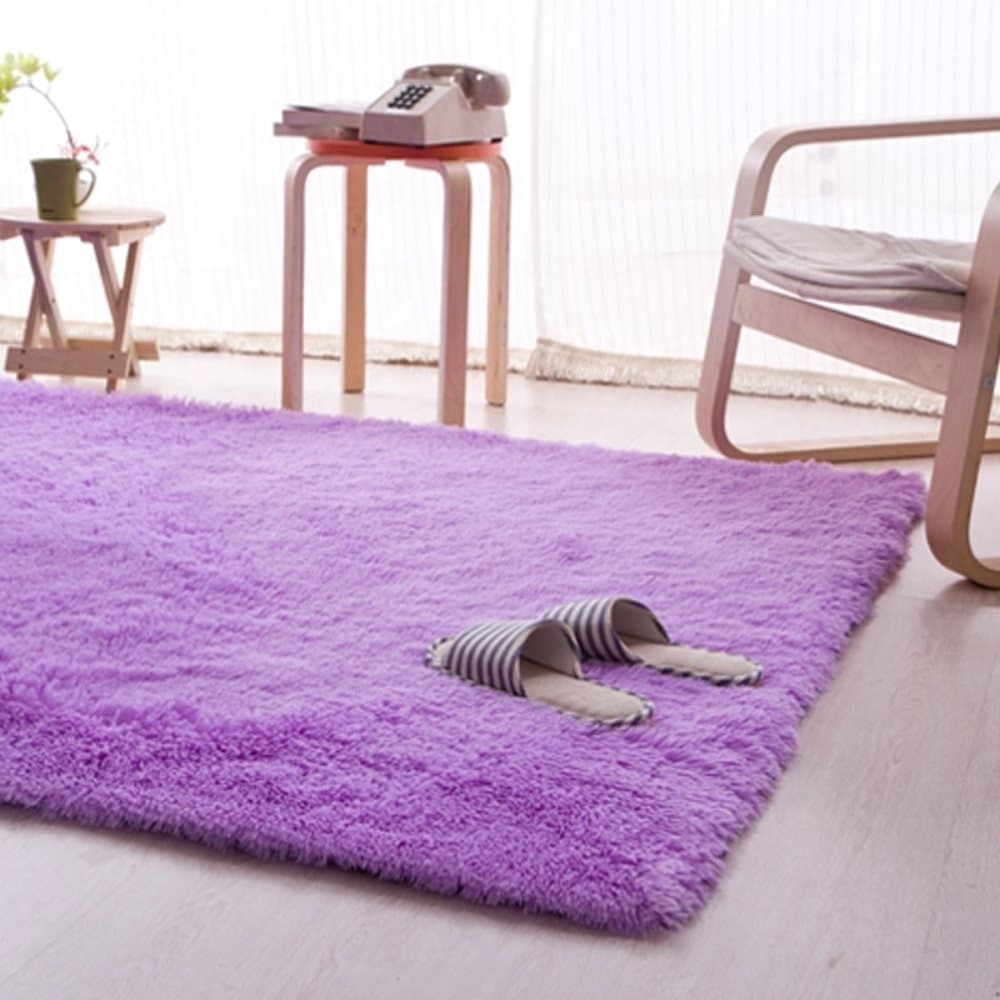 Fluffiga mattor Anti-sladd Shaggy Area Matta Hemmamatta Golvmatta Lekmatta (Storlek:160X230/120X170/160X110CM)