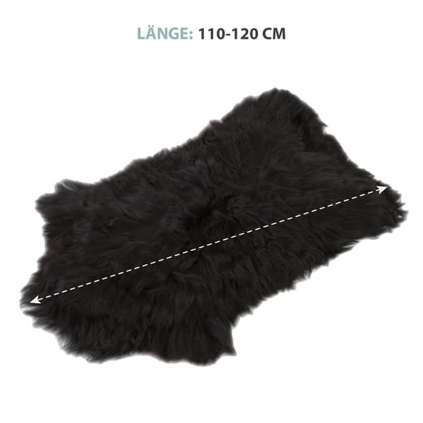 Lampaannahkainen lampaannahkainen aito turkismatto Pituus: 110 - 115 cm - koristeellinen turkismatto pitkäkarvainen lampaannahkainen turkis vauvalle M