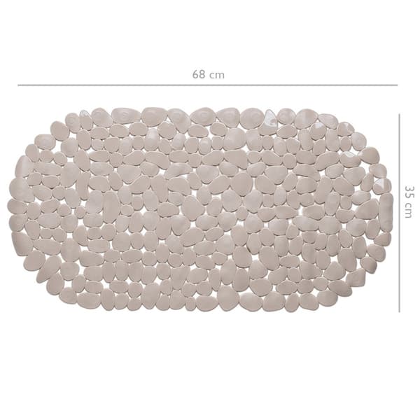 Liukumaton kylpymatto - Taupe - 68x35 cm