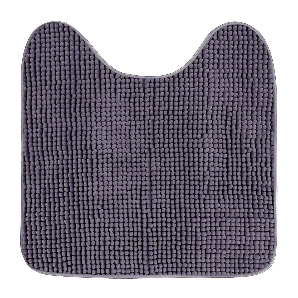 Toalettmatta Sweety - Antracit - 45x45 cm - mikrofiber