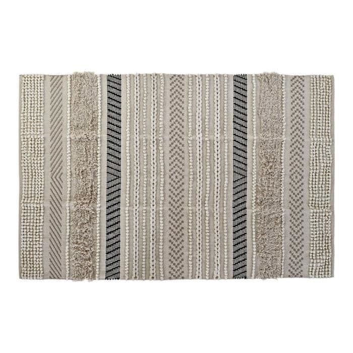 DKD Heminredning Boho-matta i bomull (160 x 230 x 1 cm)