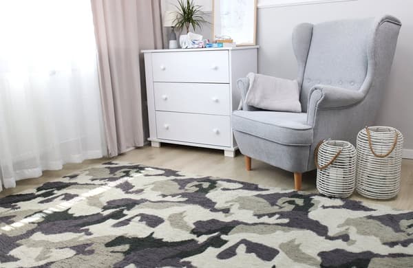 Shaggy matta, vardagsrum matta, lång lugg, 160 x 230 cm - mattor för vardagsrum, fluffiga, lurviga, sovrum, sängmattor, utomhusmatta, svart och beige