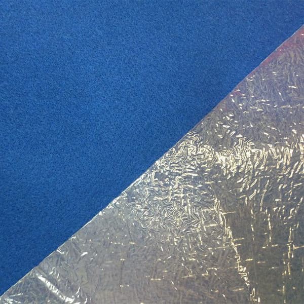 Blå ceremonimatta med skyddsskärm - Magic Carpet Runner