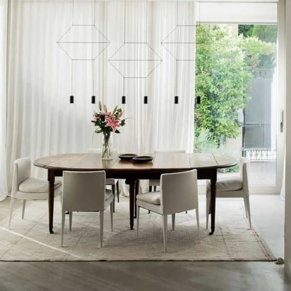 Texturerad beige bomullsmatta med pompoms finish XL - 200 x 300 cm
