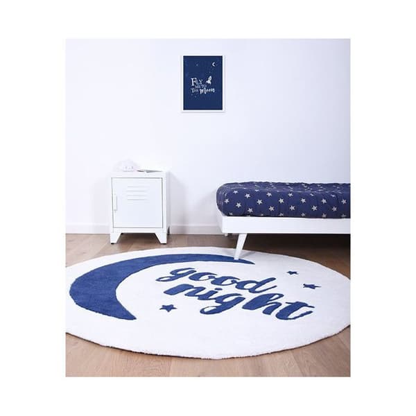 Lilipinso Matta 100% Rund Bomull Diameter 150 cm - Godnatt