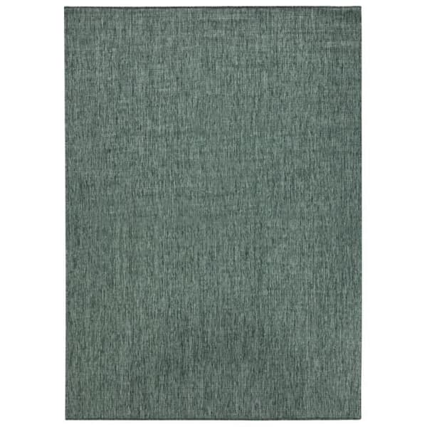Modern och geometrisk dubbelmatta - C08-474544 - Grön - 80x250