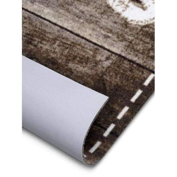 Zala Living Runner 50cm x 150cm The Kitchen Is Open Taupe