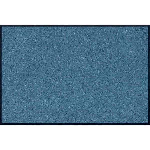 Designmatta stålblå - 60 x 90