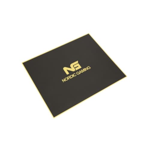 Nordic Gaming Guardian - stolmatta - 120 x 100 cm - svart - ram: guld
