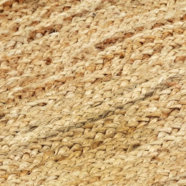 håndlavet tæppe jute 120 x 180 cm naturfarvet