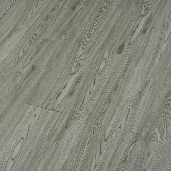 Självhäftande golvplankor 4,46 m² 3 mm PVC grå