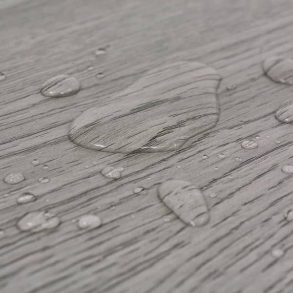 Självhäftande PVC-golvbrädor 2,51 m² 2 mm mörkgrå