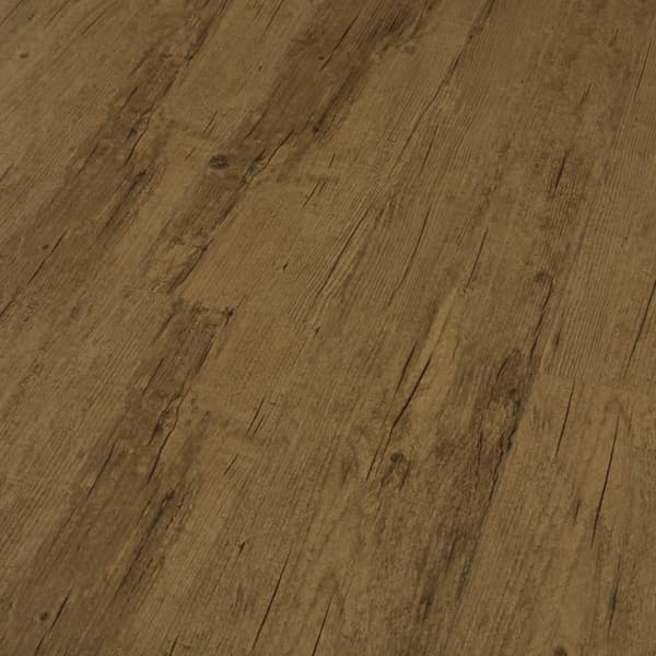 selvklæbende gulvbrædder 4,46 m² 3 mm PVC naturbrun