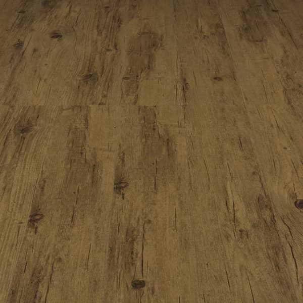 selvklæbende gulvbrædder 4,46 m² 3 mm PVC naturbrun