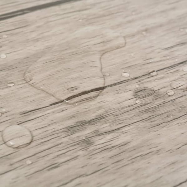 selvklæbende PVC-gulvplanker 5,21 m² 2 mm egetræ afvasket