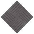 Pikkukuva 4 / 8: Terassilaatat 30 kpl harmaapesty 30x30 cm täysi akaasiapuu