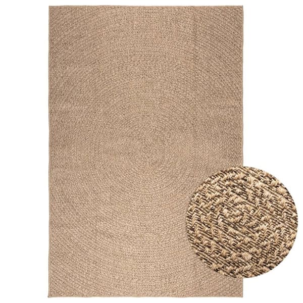 Matta ZIZUR 200x290 cm jutelook inomhus och utomhus
