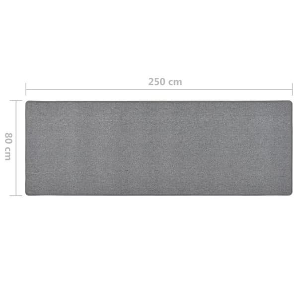 Käytävämatto tummanharmaa 80x250 cm