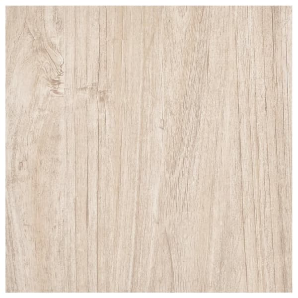 Självhäftande golvplankor 20 st PVC 1,86 m² ljusbrun