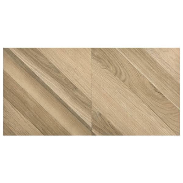 Självhäftande golvplankor 20 st PVC 1,86 m² bruna ränder