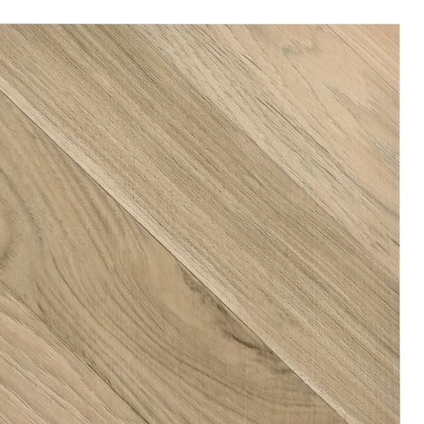 Självhäftande golvplankor 20 st PVC 1,86 m² bruna ränder
