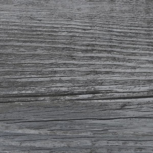 selvklæbende gulvbrædder 4,46 m² 3 mm PVC skinnende grå