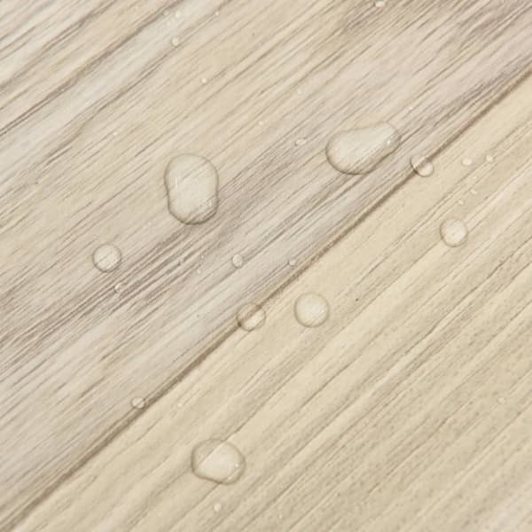 selvklæbende gulvbrædder 55 stk. 5,11 m² PVC beigestribet