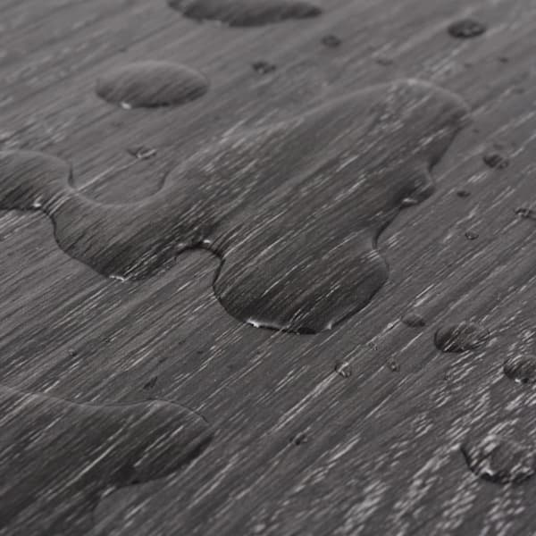 Självhäftande PVC-golvplankor 5,21 m² 2 mm svart och vit