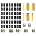 Pikkukuva 9 / 10: Massiiviset WPC-terassilaudat tarvikkeineen, 10 m², 2,2 m, tiikki