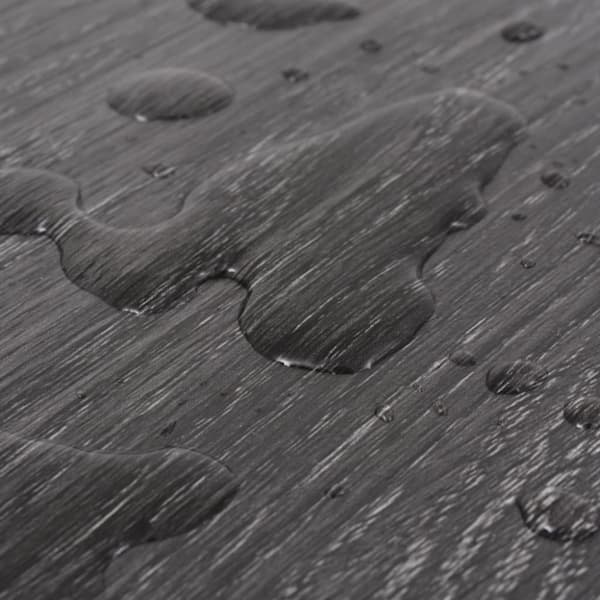 Självhäftande PVC-golvplankor 5,02 m² 2 mm svart och vit