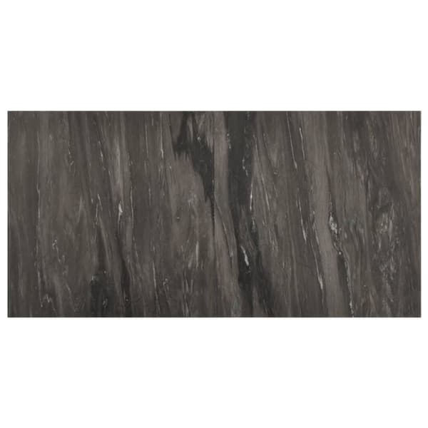 Självhäftande golvplankor 55 st PVC 5,11 m² mörkgrå