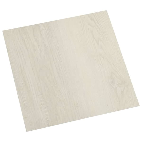 selvklæbende gulvbrædder 20 stk. 1,86 m² PVC beige