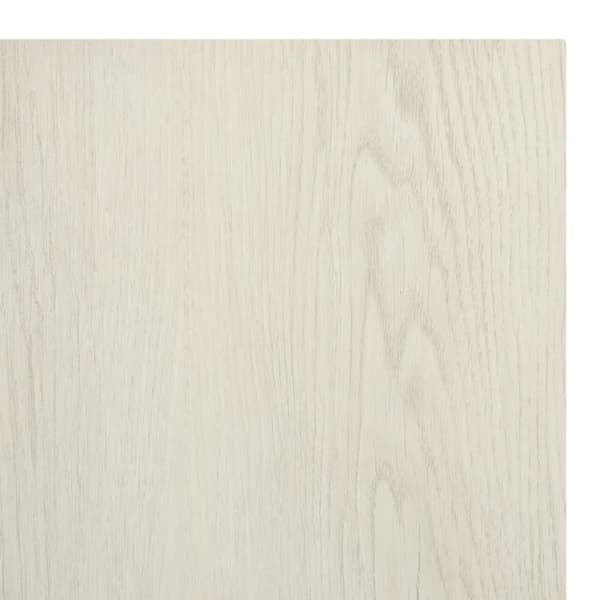 selvklæbende gulvbrædder 20 stk. 1,86 m² PVC beige