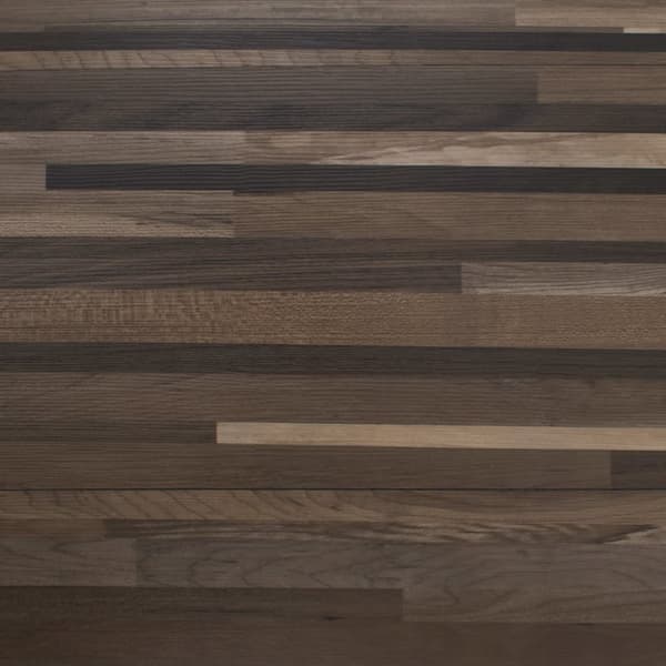 selvhæftende PVC-gulvplanker 5,21 m² 2 mm brunstribet