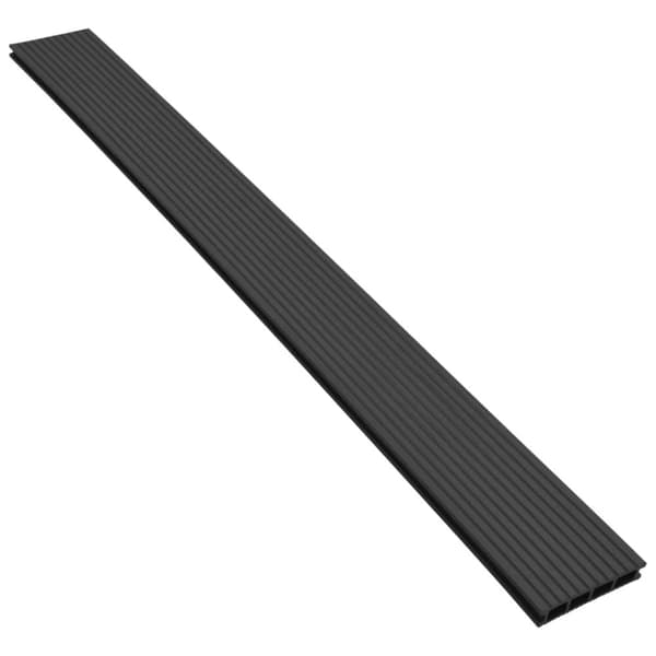 WPC-terassilaudat tarvikkeineen, 26 m², 2,2 m, harmaa