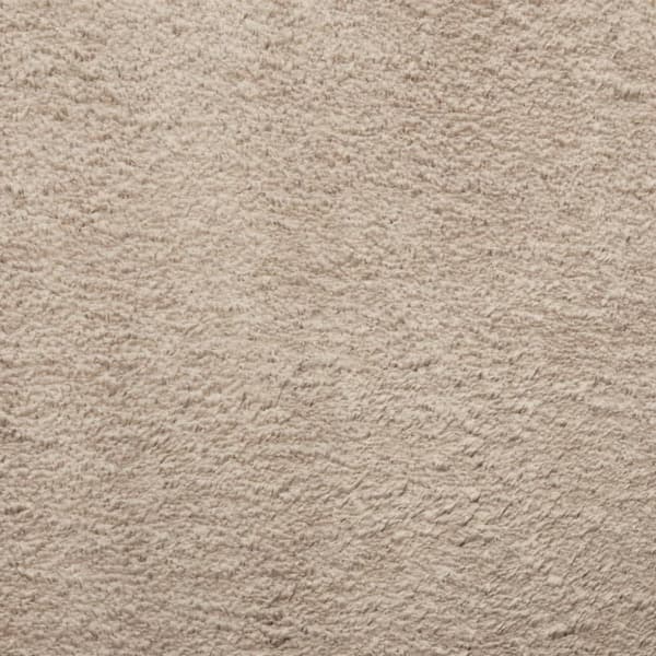 Mjuk matta HUARTE med kort lugg tvättbar sandbeige 100x200 cm