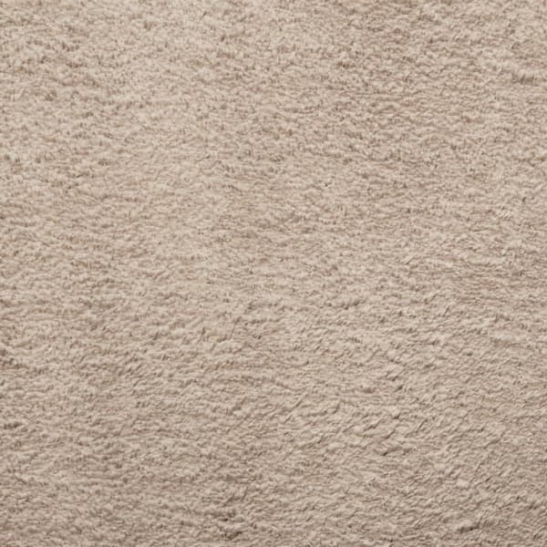 Mjuk matta HUARTE med kort lugg tvättbar sandbeige 120x170 cm