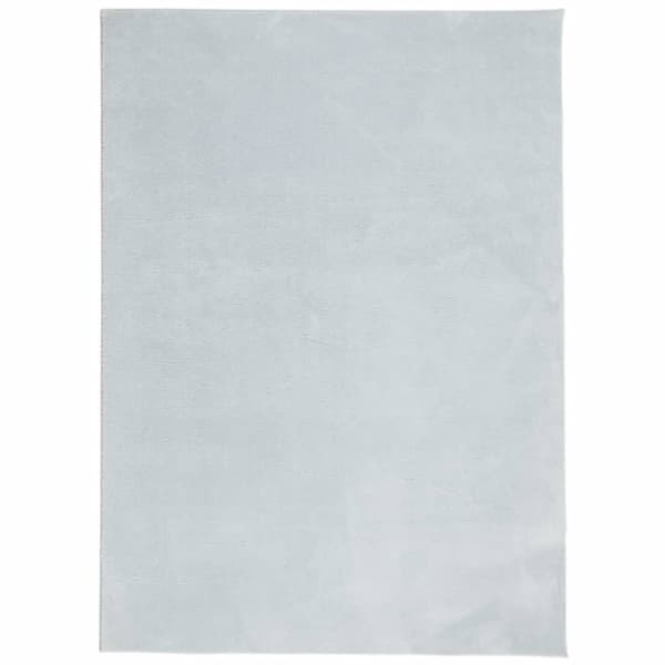 Mjuk matta HUARTE med kort lugg tvättbar blå 200x280 cm
