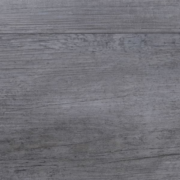 Itsekiinnittyvä PVC lattialankku 5,21 m² 2 mm matta puu harmaa