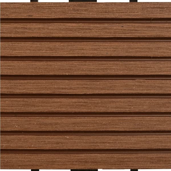 Trall 22 st 30x30 cm 2 kvm WPC brun