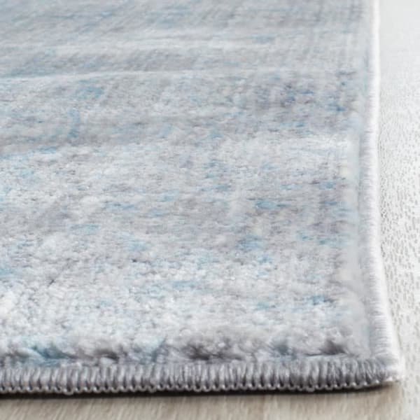 Ariella Metro-Mod Vardagsrumsmatta - 69 X 244 Cm - Himmelsblå &amp; Multi - Polyester - Inomhus - Safavieh
