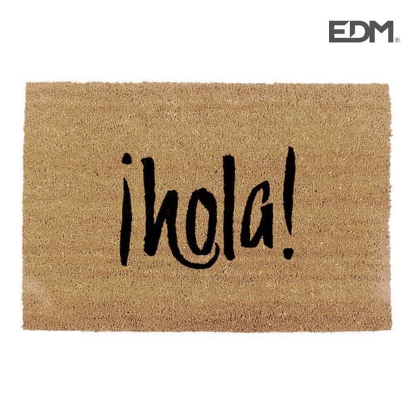 Matto EDM Ruskea 60 x 40 cm - Laadukas ruskea ovimatto tyylikkäästi ja käytännöllisesti vieraat tervetulleeksi.