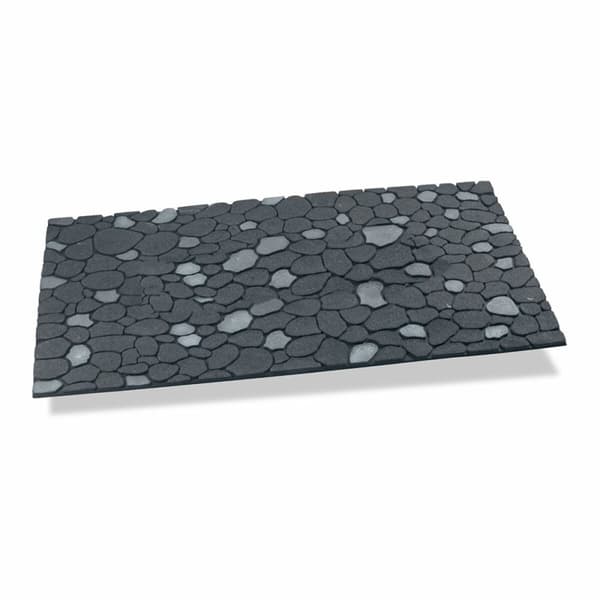 Dörrmatta Hidalgo Grå Gummi 45 x 75 cm 75 x 45 cm Sten