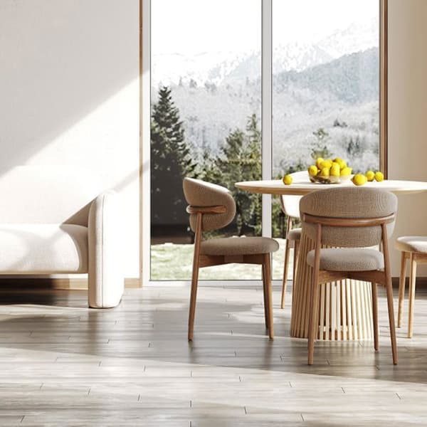LZQ PVC-golv självhäftande vinylgolv med träeffekt, 172 stycken 10,04m² självhäftande vinylplattor, White Oak