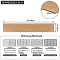 Miniatyrbild 4 av 4: LZQ PVC-golv självhäftande vinylgolv med träeffekt, 36 delar 5,02m² självhäftande vinylplattor, Classic Oak