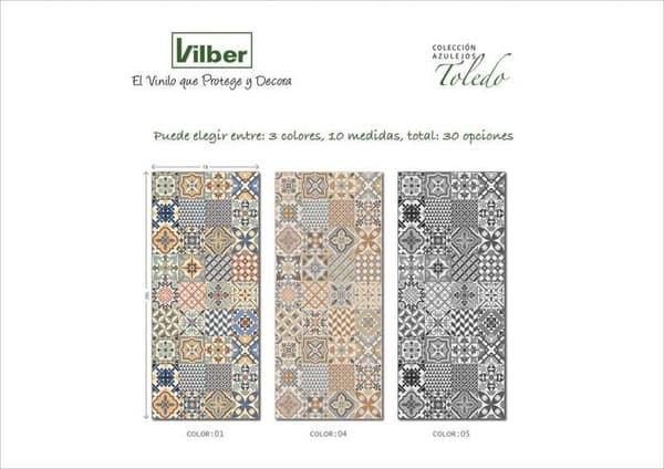 Matta - under matta Vilber - TOLEDO DU 01 78X225 -, Vinylmatta Toledo DU 01 78 x 225
