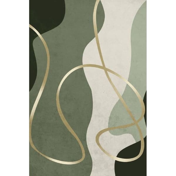 Matta - SIMPLY - 120x180 - Grön - Tjocklek 6mm - Latex baksida - Polyester