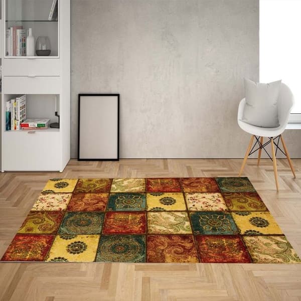 Brun PERSIAN Matta, Storlek: 80x150