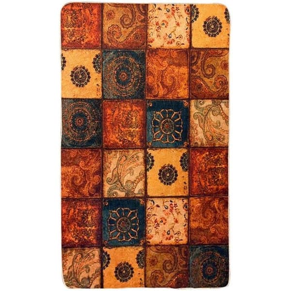 Brun PERSIAN Matta, Storlek: 80x150