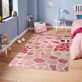 Miniatyrbild 4 av 4: Barnmatta - GIRAFF - 120x160 - Halkskydd - Maskintvättbar - 100% Polyester